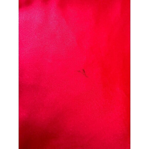 Red Silk Pocket Square Made In China 12x12 Inches - Picture 4 of 5